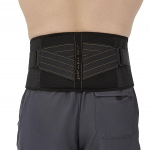 Idea Village Copper Fit Compression Adjustable Back Supports - Copper Fit Adjustable Back Supports with Hot / Cold Therapy, Copper Infused, Size L / XL (39" - 50") - CFRRBKLXL