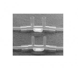 Vyaire Standard Nasal Cannulas - Cannula with N-Flair Tip and U / Connect-It Connector, 14' - 001326U