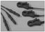 Vyaire Medical Multi-Link ECG Leads - ECG Leadwire, Radiotranslucent, DIN, 5-Lead Grabber, AHA - 403751-007