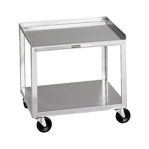 DJO Global Stainless Steel Mobile Carts - CART, 2 SHELF, STAINLESS STEEEL, MODEL MB - 4002