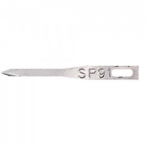Cincinnati Surgical Bone Grafting Microsurgical Blades - Miniature Swann Morton Stainless Steel Blade, #91, Sterile - 01SP91