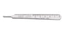 Cincinnati Stainless Steel Graduated Scalpel Handles - Surgical Blade Handle, Size 3, Stainless Steel, Standard - 073S