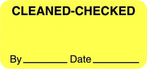 Centurion Centurion Sterile Processing Labels - Fluorescent Chartreuse