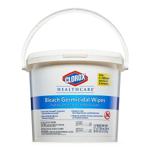 Clorox Bleach Germicidal Wipes - Clorox Bleach Wipes, Tub, 110 Wipes, 12" x 12" - 30358