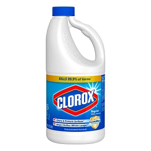 Clorox Regular Concentrated Bleaches - Clorox Liquid Bleach Cleaner, Regular Concentrate, 64 oz. - 30769