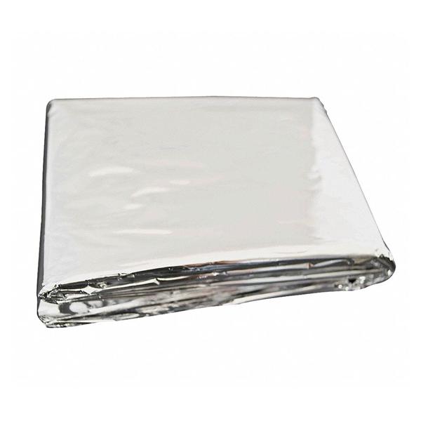 Medsource International Blanket Emergency/Rescue 52x82" Mylar Silver Ea, 200 EA/CA (MS-B100)