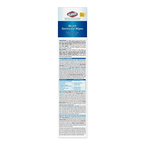 Clorox Bleach Germicidal Wipes - Clorox Bleach Wipes, Individual, 6.75" x 9" - 31424