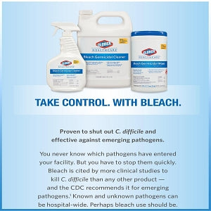 Clorox Bleach Germicidal Wipes - Clorox Bleach Wipes, Individual, 6.75" x 9" - 31424