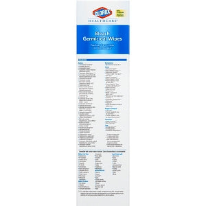 Clorox Bleach Germicidal Wipes - Clorox Bleach Wipes, Individual, 6.75" x 9" - 31424