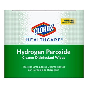 Clorox Hydrogen Peroxide Cleaner Disinfectants - Clorox Hydrogen Peroxide Disinfectant, Wipes, 9.75" x 9" - 31426