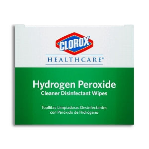 Clorox Hydrogen Peroxide Cleaner Disinfectants - Clorox Hydrogen Peroxide Disinfectant, Wipes, 9.75" x 9" - 31426