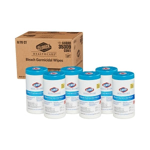 Clorox Bleach Germicidal Wipes - Clorox Bleach Wipes, 70 Wipes, 6.75" x 9" - 35309