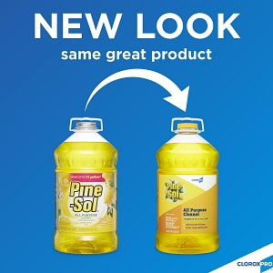 Clorox Pine-Sol All-Purpose Cleansers - Pine-Sol All-Purpose Cleaner, Lemon, 144 oz. - 35419