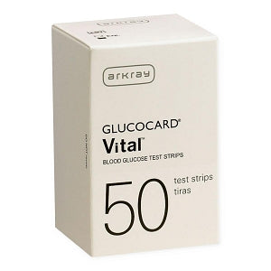 Arkray GLUCOCARD Vital Blood Glucose System - GLUCOCARD Vital Blood Glucose Test Strips, 50/Bx - 760050