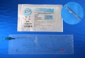 Cure Medical Closed System Catheter Kits - SYSTEM, CLOSED, CATH, STRL, LTX FREE, 16F - CB16