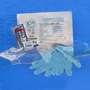 Cure Medical Closed System Catheter Kits - KIT, CATHETER, CLOSED, 14FR - CS14