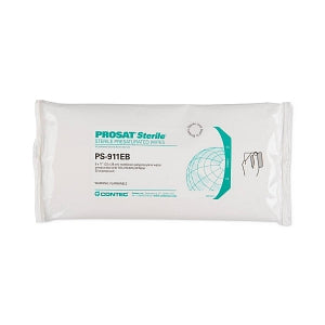 CONTEC PROSAT Strl Presaturated Wipes - Prosat Wipe, Sterile, 9" x 11" - PS-911EB