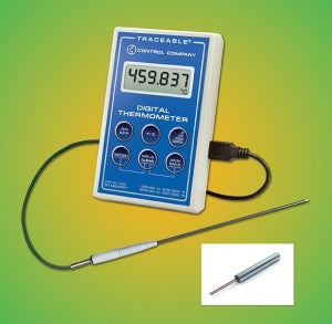 Control Company Platinum Ultra-Accurate Thermometer - THERMOMETER, TRACEABLE, PLAT ULTRA-ACC - 6412