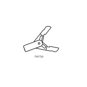 Conmed Bend-A-Beam Malleable ABC 9" Surgical Hand Piece - Pulmonary Biopsy Forceps, Oval Cup - 100502