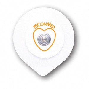 Conmed ECG Electrodes - General Purpose Monitoring - Diaphoretic Adult ECG Electrodes, Gel / Foam Snap-Style Teardrop, 5/Pouch - 1870-005