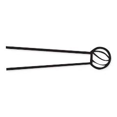 Conmed Round Carbide Burs - Round Carbide Micro Cut Surgical Bur with Flutes, 10 mm - 509123200