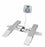 Health O Meter Professional Digital Wheelchair Scales - Digital Wheelchair Scale with 2 Ramps, Weight Capacity of 800 lb. (363 kg) - 2400KL