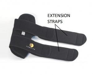 Corflex Hinged Knee Wrap - Hinge Set with Extension Straps for Cryo Pneumatic Knee Wrap - 72-7275-000