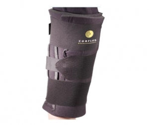 Corflex Inc Compression Knee Immobilizers - Compression Knee Immobilizer with Pockets and 2 Gels, 16" Long - 75-1652-000