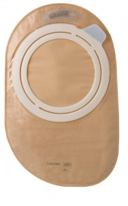 Coloplast SenSura Flex 2-Piece Closed Pouches - SenSura 2-Piece Closed Pouch, Flex, with Filter, Opaque, Small Coupling, Green - 10914