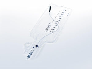 Coloplast Self-Cath Closed Systems - Self-Cath Closed System Intermittent Catheter without Insertion Supplies, Prelubricated, Straight Tip, Sterile, 1100 mL, 12 Fr x 16" - 1112