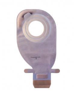 Coloplast Assura AC 2-Piece Drainable Pouches w/EasiClose - Easiflex 2PC Drainable Pouch, Maxi, NDS, Transparent, 2-3/4", Size L - 14359