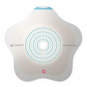 Coloplast SenSura Mio Convex Flip 2-Piece Click Barrier - SenSura Mio Click Convex Flip 2-Piece Barrier, Pre-Cut, 25 mm Stoma, Size M - 18511