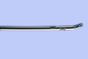 Coloplast Self-Cath Plus Olive Coudé Tip Catheters - Self-Cath Plus Intermittent Catheter, Olive Coudé Tip, Guide Stripe, Hydrophilic Coating, Sterile, 14 Fr x 16" - 4814