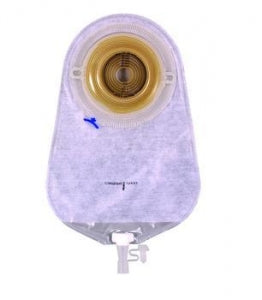 Coloplast Assura 1PC Non-Convex Standard Wear Urostomy Pouches - Assura 1PC Drainable Pouch, NDS, 250 mL, 3/8" to 2-1/8" Stoma, Opaque - 5570