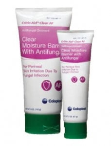 Coloplast Critic-Aid Clear AF Ointments - Critic-Aid Clear Moisture Barrier Ointment with Antifungal, 5 oz. Tube - 7572