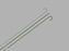 Cook Inc Amplatz Extra-Stiff Wire Guides - Amplatz Support Wire Guide, Extra-Stiff, PTFE-Coated Stainless Steel, 0.035" Diameter, 80 cm Length - G04003
