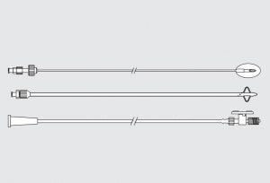 Cook Malecot Drainage Catheter Suprapubic Sets - Catheter Set, 12 Fr x 30 cm, 16G, UMPC-12-30 - G55823