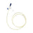 Avanos Corflo Anti-IV Enteral Feeding System - CORFLO-ULTRA Lite Nasogastric / Nasointestinal Feeding Tube with Stylet, Anti-IV Proximal Connector, Fr 6, 36", Nonweighted - 20-9366AIV2