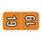 Color: Orange Dimensions: 3/4" X 1-1/2" Before Folding Permanent Adhesive Quantity: 500/Roll