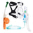 Pulmodyne O2-MAX Trio Emergency CPAP Systems - 02-MAX Trio CPAP 5-SET PEEP System with BiTrac ED Mask with Full Cap Headgear, Adult Medium - 313-8108X