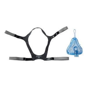 Sleepnet Corporation NIV Veraseal 2 Disposable Airgel CPAP Masks - Veraseal 2 Mask with EZfit Disposable Headgear, Non-Vented, No Leak Port, No Entrainment Valve, 3.95"D x 4.21"W x 6.75"H Mask, Size M - 50934