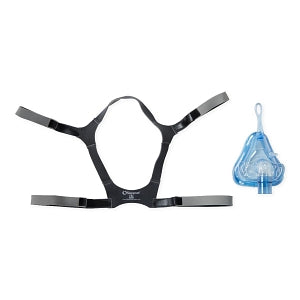 Sleepnet Corporation NIV Veraseal 2 Disposable Airgel CPAP Masks - Veraseal 2 Mask with EZfit Disposable Headgear, AAV Non-Vented, No Leak Port, Entrainment Valve, 3.85"D x 3.90"W x 6.62"H Mask, Size S - 50937