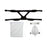 Pulmodyne Silicone CPAP Full Face Masks - Silicone CPAP Full Face Mask with Head Strap, SilentVent Anti-Asphyxia Elbow (22mm Male) and OmniCLIP with Silicone Forehead Pad, Adult, Size L - CPAP9402