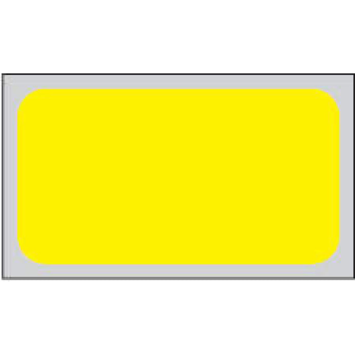Label Thermal Transfer Piggyback Paper Permanent 3" Core 1 3/8" X 3/4" Yellow 1000 Per Roll