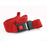 MedSource Woven Polypropylene Straps - Woven Polypropylene Strap, Metal Buckle, Loop Ends, 5', Red - MS-ST597