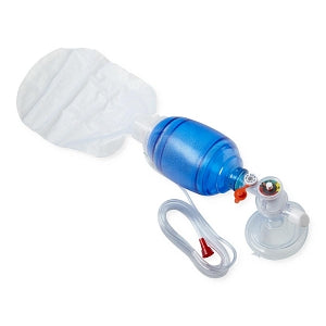 Medline Pediatric Manual Resuscitators - Pediatric Manual Resuscitator with Bag Reservoir, PEEP Valve, CO2 Indicator and Manometer - CPRM2216PCM