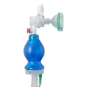 Medline Infant Manual Resuscitators - Infant Manual Resuscitator with Tube Reservoir, Filter and PEEP Valve - CPRM3322FP