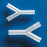 Corning Life Sciences Untapered Y Connectors - Y CONNECTOR, UNTAPERED, 10MM, 100/PK - K467