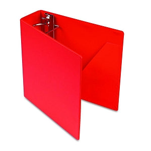 Cardinal Brands Slant-D Ring Binders - SuperStrength 3" Capacity Locking 8.5" x 11" Slant-D Ring Binder, Red - 11652