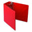Cardinal Brands Slant-D Ring Binders - SuperStrength 5" Capacity Locking 8.5" x 11" Slant-D Ring Binder, Red - 11952